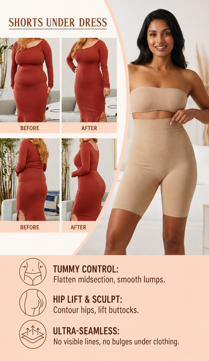 High Waist Tummy Tucker Shorts