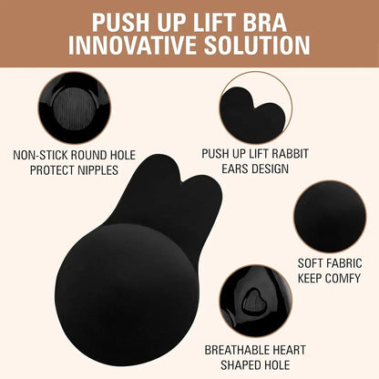 Silicone Push-Up Bra – Invisible Natural Lift