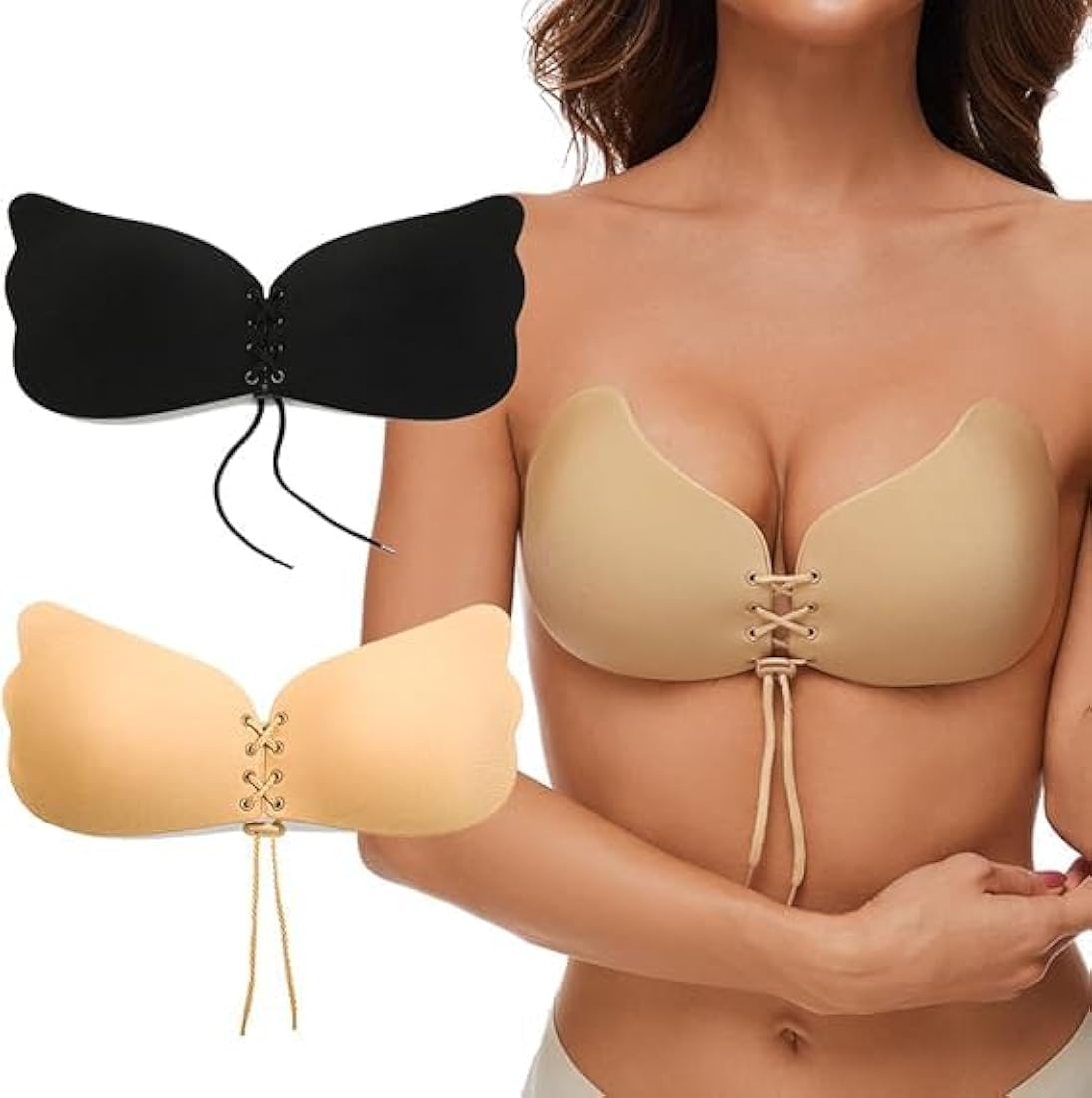 Invisible Backless Push-Up Bra