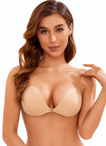 CurveBliss Backless & Strapless Self-Adhesive Push-Up Bra