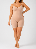 CurveBliss Mid-Thigh Shaping Bodysuit