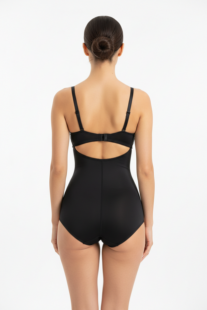 Open Bust Butt Lifting Bodysuit